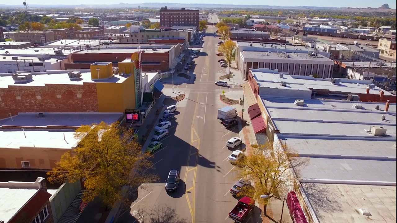 Small Town Aerial Photo