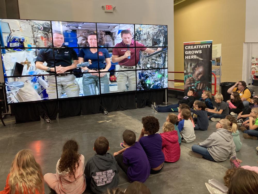 Nebraska Youth Participate in Q&A with Astronauts