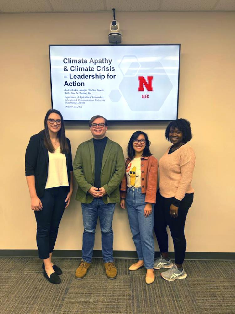 Husker Students Win International Competition with Rural Poll Data