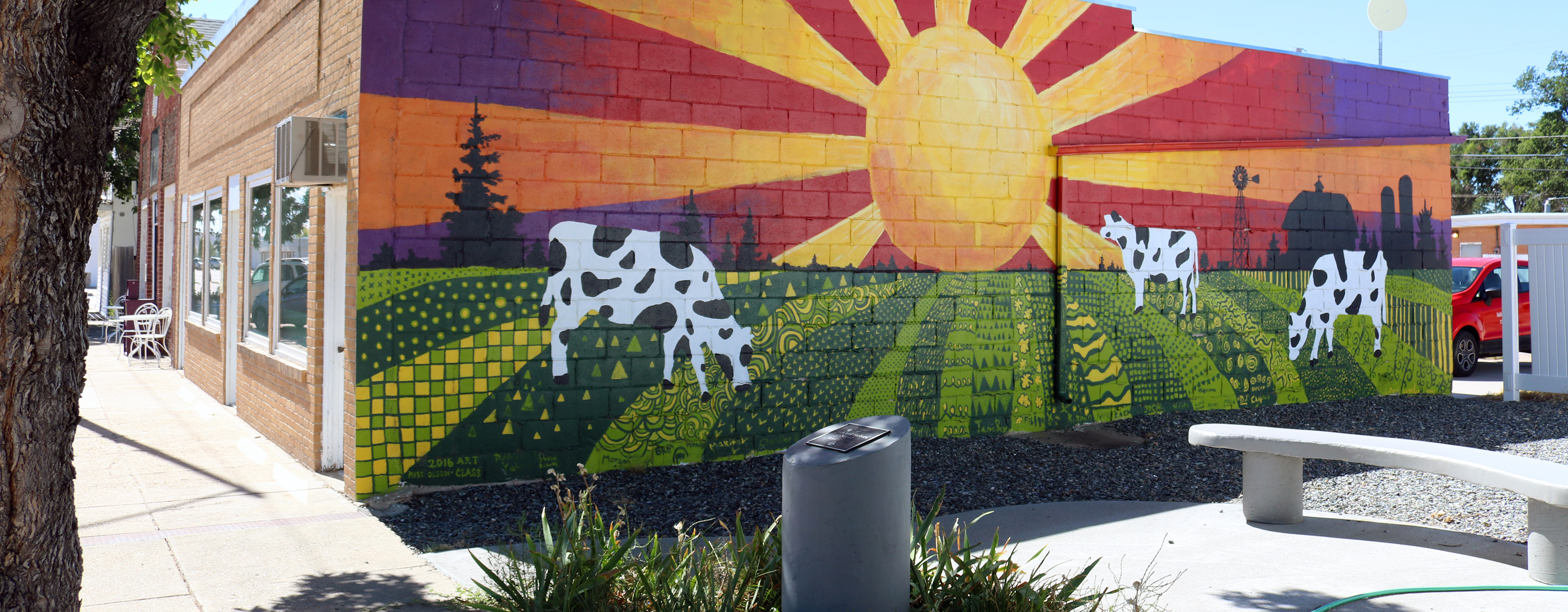 Mural in Ogallala, Neb.