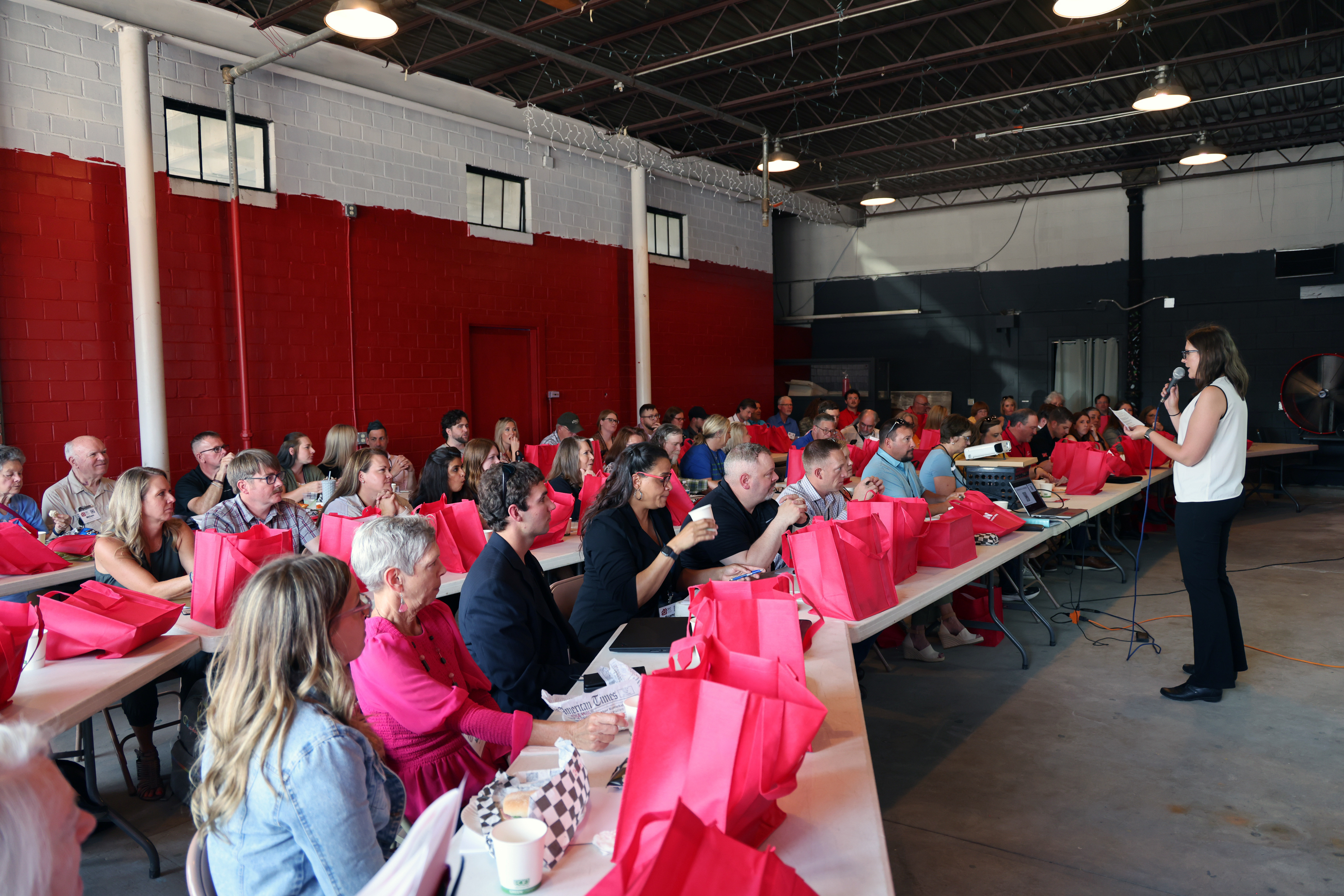 RPN Extension Educator Jamie Bright presenting at the 2023 CEC conference in Valentine, Neb.