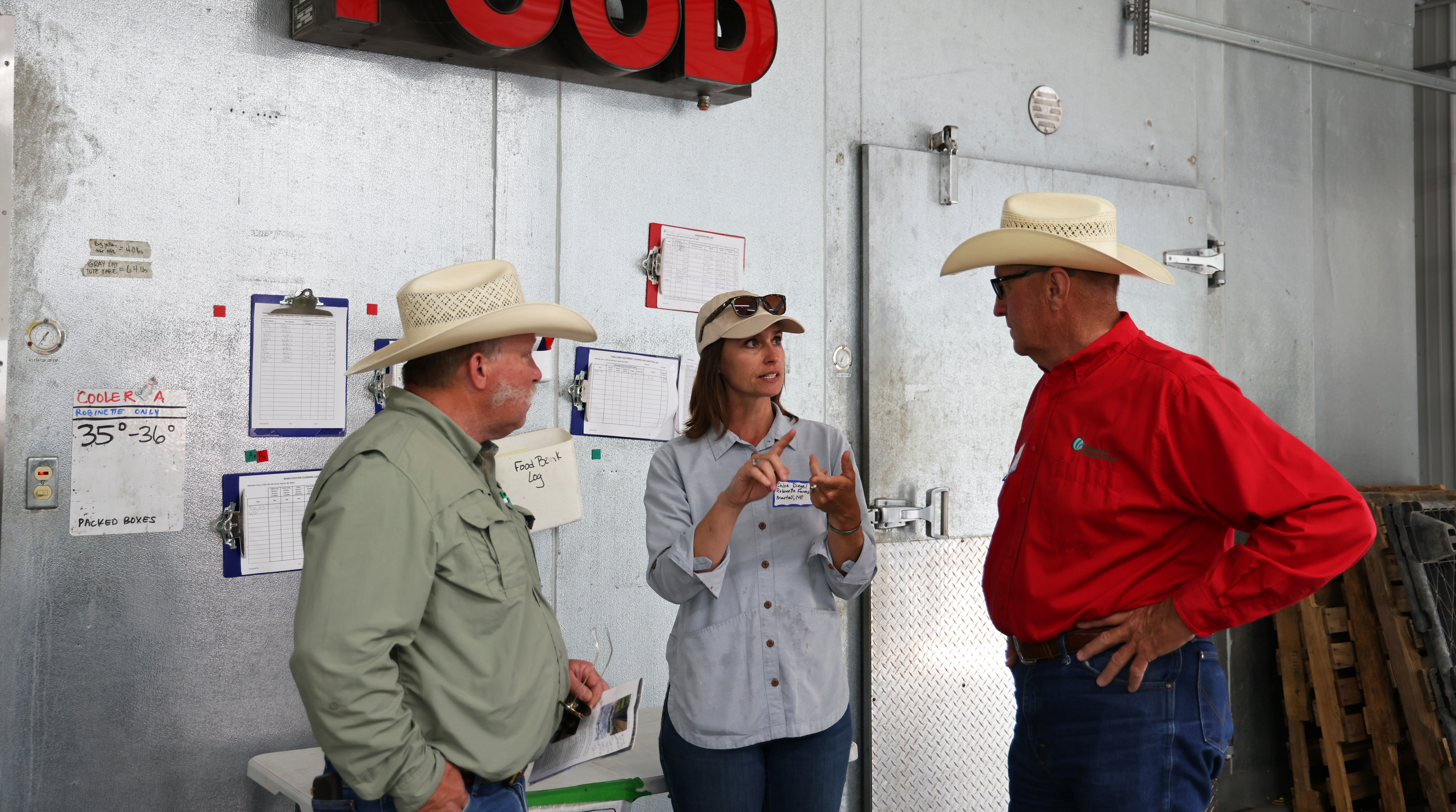 Producers talk about food.