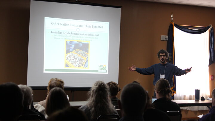 Benson Bounty presents ‘Planting a Profitable Pollinator Habitat with Native Nebraska Plants,’ a SARE-funded project that explored the profitability of growing native perennial plants and marketing them through a variety of channels. Photo by Sydney Sehi