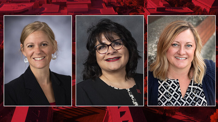 Profile pictures of Janny Crotty of Nebraska Community Foundation, Helen Fagan of the University of Nebraska–Lincon, and Rebecca Johnson of Lead for Nebraska.