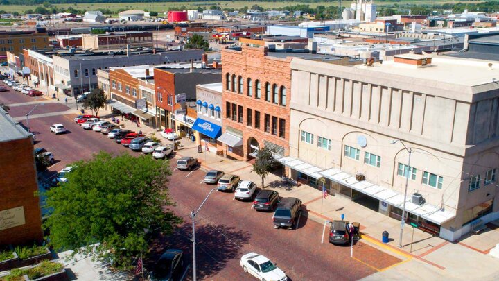 Downtown Rural Nebraska.