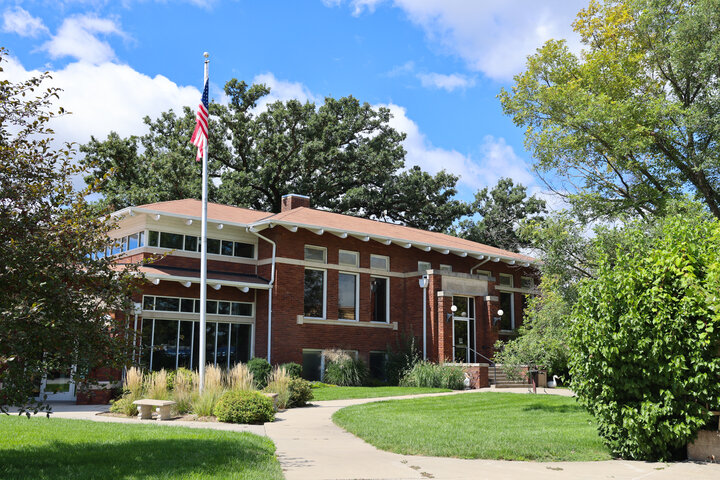 Tekamah Public Library in downtown Tekamah, Burt County, Neb., where the 2026 CEC Conference will be held. Photo by Russell Shaffer